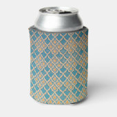 Oude luxe Turks Ornament ontwerp Blikjeskoeler (Blikje Achterkant)