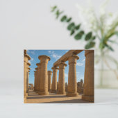 Oude Luxor Majestic Temple Briefkaart Art (Staand voorkant)