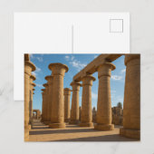 Oude Luxor Majestic Temple Briefkaart Art (Voorkant / Achterkant)