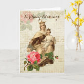 Oude Maagd Moeder Maria Berg Carmel Kaart (Gele Bloem)