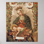 Oude Maagd van de Cuzcoschool die het Christuskind Poster (Voorkant)