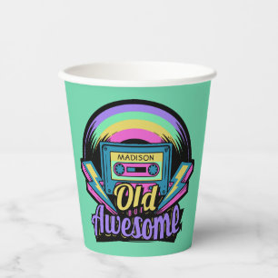 Oude maar Geweldige douanenaam Papieren Bekers