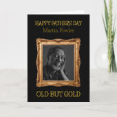 Oude maar gouden foto vaders dag Kaart (Voorkant)