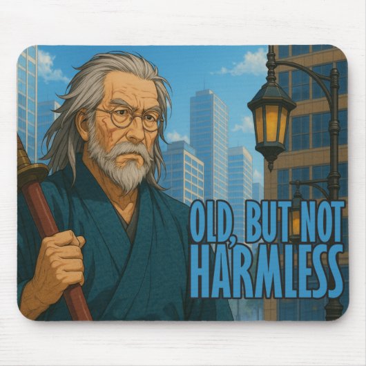 Oude maar niet onschadelijke Samurai Muismat (Voorkant)