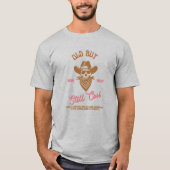Oude maar nog steeds coole grappige cowboyschedel t-shirt (Voorkant)