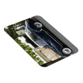Oude maar zeer goed onderhouden Audi auto. Magneet (Rechterzijde)