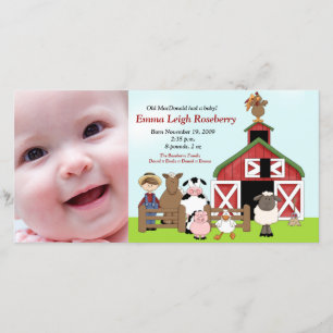 Oude MacDonald Boerderij 8x4 Aankondiging van gebo