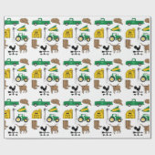 Oude Macdonald had een Boerderij Mijn Boerderij le Cadeaupapier (Vlak)