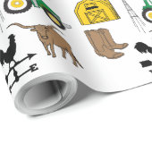 Oude Macdonald had een Boerderij Mijn Boerderij le Cadeaupapier (Rol Hoek)