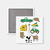 Oude Macdonald had een Boerderij Mijn Boerderij le Magneet (Voorkant / Achterkant)