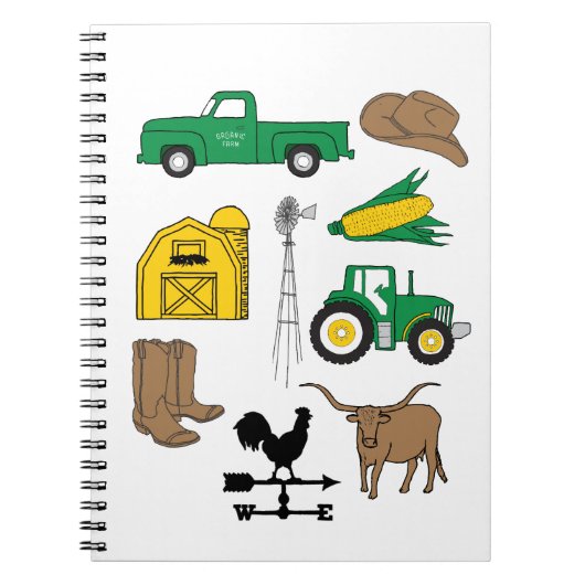 Oude Macdonald had een Boerderij Mijn Boerderij le Notitieboek (Voorkant)