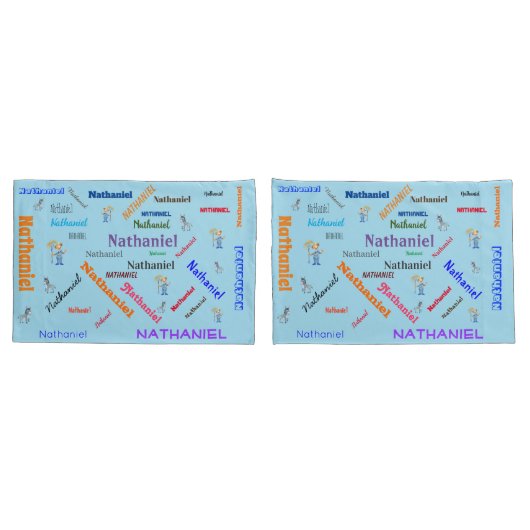 Oude MacDonald's Boerderij Word Cloud Name Collage Kussensloop (Achterkant-Set)