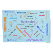 Oude MacDonald's Boerderij Word Cloud Name Collage Kussensloop (Voorkant-Links)