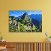Oude Machu Picchu, laatste toevluchtsoord van de 2 Canvas Afdruk (Insitu (Woonkamer))