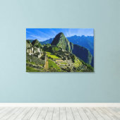 Oude Machu Picchu, laatste toevluchtsoord van de 2 Canvas Afdruk (Insitu (Houten vloer))