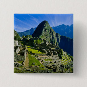 Oude Machu Picchu, laatste toevluchtsoord van de 2 Vierkante Button 5,1 Cm