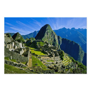 Oude Machu Picchu, laatste toevluchtsoord van de Foto Afdruk