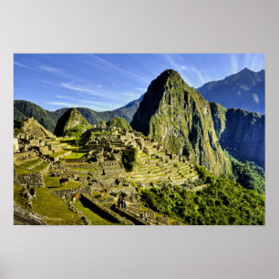 Oude Machu Picchu, laatste toevluchtsoord van de Poster