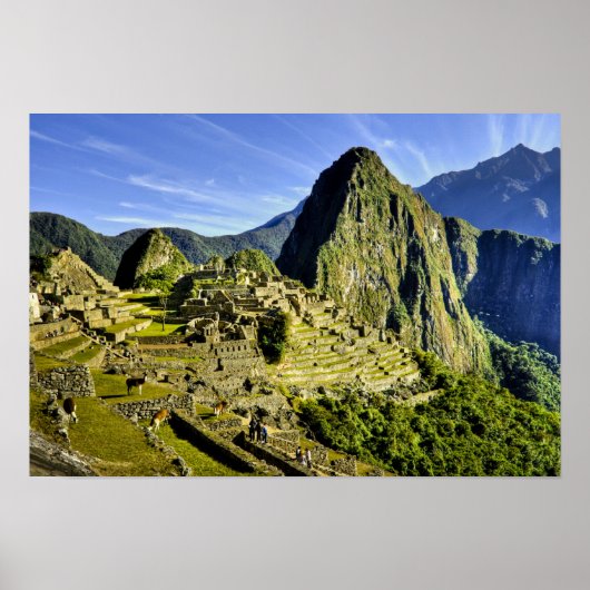 Oude Machu Picchu, laatste toevluchtsoord van de Poster (Voorkant)