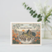 Oude Machu Picchu Peru Ansichtkaart Briefkaart (Staand voorkant)