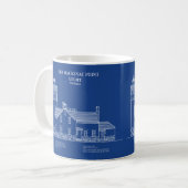 Oude Mackinac Point Light - Michigan - AD Koffiemok (Voorkant links)