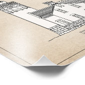 Oude Mackinac Point Light - Michigan - SBD Foto Afdruk (Hoek)