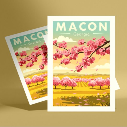 Oude Macon Georgia Briefkaart