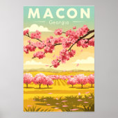 Oude Macon Georgia Poster (Voorkant)