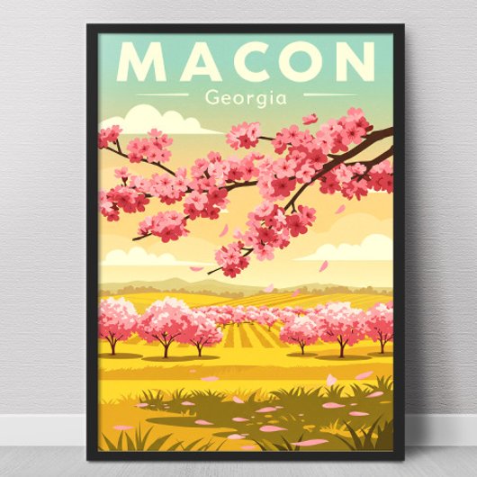 Oude Macon Georgia Poster