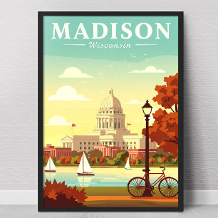 Oude Madison Wisconsin Poster