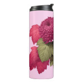 Oude Magenta Chrysanthemum Bloei Thermosbeker (Gedraaid links)
