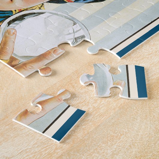 Oude Magie Poster, Alexander, de Man Die het Weet Legpuzzel (Zijkant)