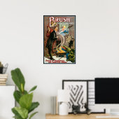 Oude Magie Poster, Borstel, Koning der Tovenaars Poster (Thuiskantoor)