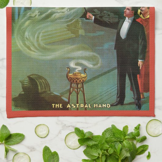 Oude Magie Poster, Carter de Mysterieuze Theedoek (Gevouwen)