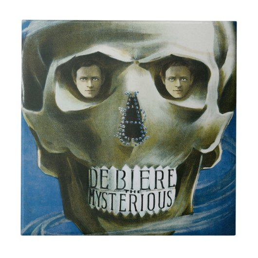 Oude Magie Poster, De Biere de Mysterieuze Tegeltje (Voorkant)