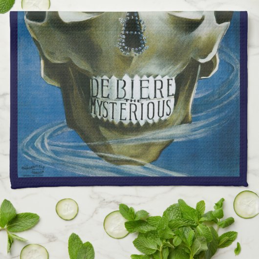 Oude Magie Poster, De Biere de Mysterieuze Theedoek (Gevouwen)