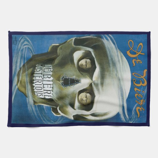 Oude Magie Poster, De Biere de Mysterieuze Theedoek (Horizontaal)