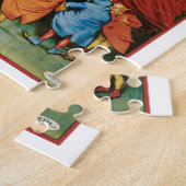 Oude Magie Poster, Goochelaar Carter the Great Legpuzzel (Zijkant)