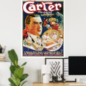 Oude Magie Poster, Goochelaar Carter the Great Poster (Thuiskantoor)