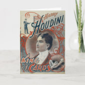 Oude Magie Poster, Goochelaar Harry Houdini Kaart (Voorkant)