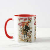 Oude Magieposter, Goochelaar Chung Ling Soo Mok (Links)