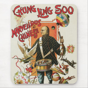 Oude Magieposter, Goochelaar Chung Ling Soo Muismat