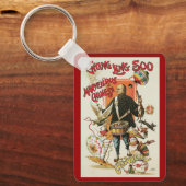 Oude Magieposter, Goochelaar Chung Ling Soo Sleutelhanger (Voorkant)