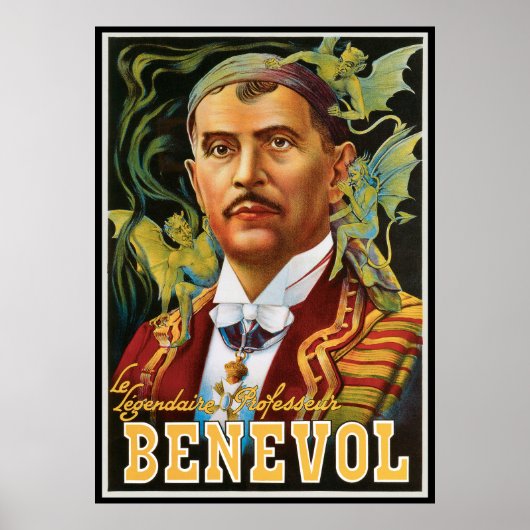 Oude Magieposter, Legendarische Professor Benevol Poster (Voorkant)