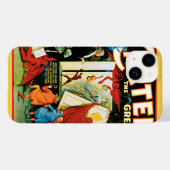 Oude Magieposter, Magiër Carter de Grote Case-Mate iPhone Case (Achterkant (horizontaal))