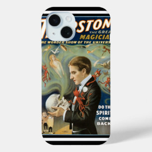Oude Magieposter, Thurston, De Grote Magiër iPhone 15 Case