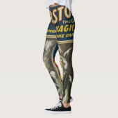 Oude Magieposter, Thurston, De Grote Magiër Leggings (Links)