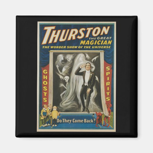 Oude Magieposter, Thurston, De Grote Magiër Magneet (Voorkant)