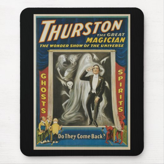 Oude Magieposter, Thurston, De Grote Magiër Muismat (Voorkant)