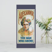 Oude Magische Poster, Alexander, de Man Die Alles (Staand voorkant)
